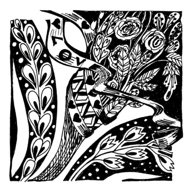 Drawing titled "Note 15" by Sveta Bataenkova, Original Artwork, Marker