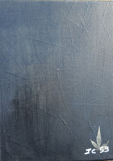 Painting titled "noir" by José Cavillon, Original Artwork, Acrylic Mounted on Wood Stretcher frame