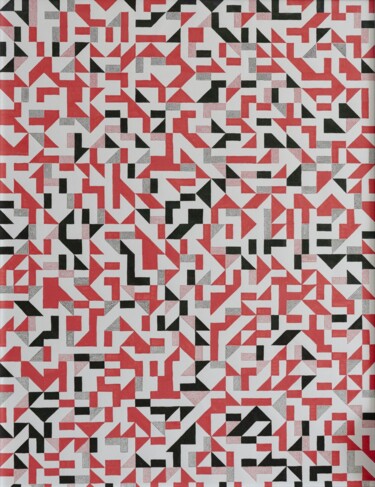 图画 标题为“Composition hasarde…” 由Julien Gavard, 原创艺术品, 标记