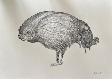 2b1a / The body in pieces finds its unity - {$M} 图画 标题为“2b1a / The body in…” 由Leni Smoragdova, 原创艺术品, 标记