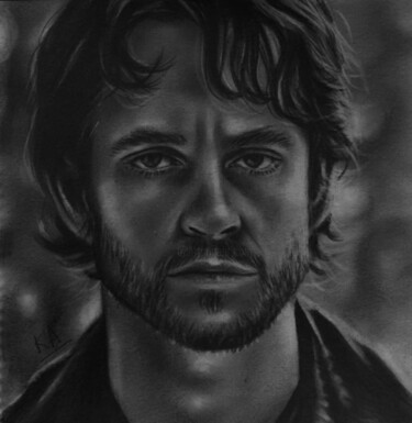 "Portrait of Will Gr…" başlıklı Resim Алина Крикун tarafından, Orijinal sanat, Kalem