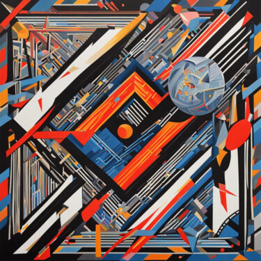 Digital Arts titled "retrossimal" by Dinem, Original Artwork, AI generated image