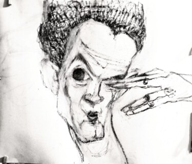 Desenho intitulada "Эгон Шиле2" por Tatyana Zakharova, Obras de arte originais, Pigmentos