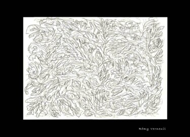 图画 标题为“Jangala 18” 由Rémy Verneuil, 原创艺术品, 铅笔