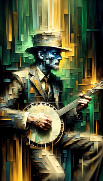 "Soliloquio en Verde" başlıklı Dijital Sanat Soulful Spectres tarafından, Orijinal sanat, AI tarafından oluşturulan görüntü