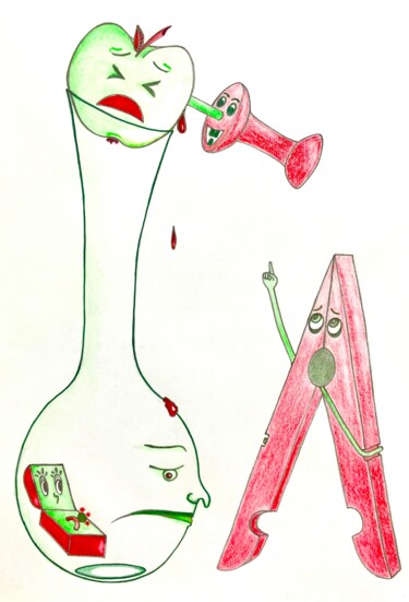 图画 标题为“Not a Still Life” 由Blooming Paint, 原创艺术品, 孔戴
