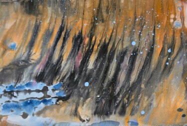 绘画 标题为“Winter marsh” 由Ewa Mościszko, 原创艺术品, 丙烯