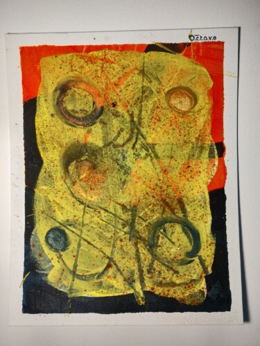 Peinture intitulée "Proctor" par O.C.T.A.V.E, Œuvre d'art originale, Acrylique Monté sur Autre panneau rigide