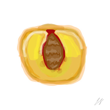 Digital Arts titled "Pêche" by Enrico Siconnelly, Original Artwork, Pencil