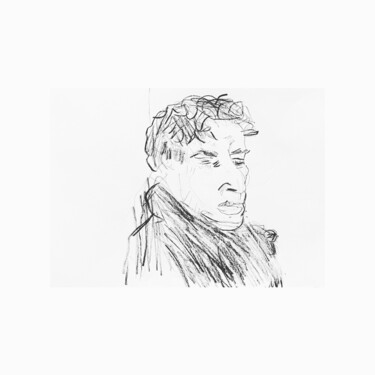 图画 标题为“Drawing series ii” 由Irfan Ajvazi, 原创艺术品, 圆珠笔
