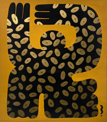 Peinture intitulée "MIND FRAMING" par Magali Cariguel, Œuvre d'art originale, Acrylique Monté sur Châssis en bois