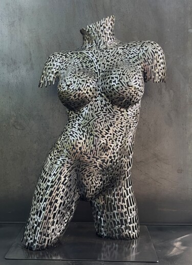 Escultura titulada "" The fuel of my fu…" por Scott Wilkes, Obra de arte original, Metales