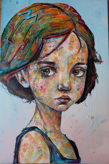 Peinture intitulée "Chiant titre" par Pascal Fairier, Œuvre d'art originale, Acrylique Monté sur Châssis en bois