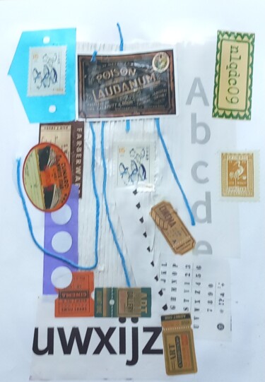 Collages intitulée "Nagano" par Ronnie Kolner, Œuvre d'art originale, Collages