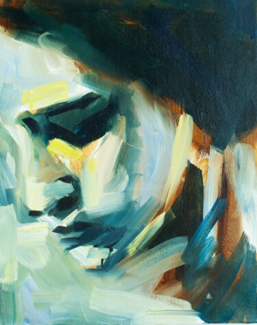 Silent Light Painting titled "Silent Light" by Ruslan Nikankin, Original Artwork, Oil Mounted on Wood Stretcher frame
