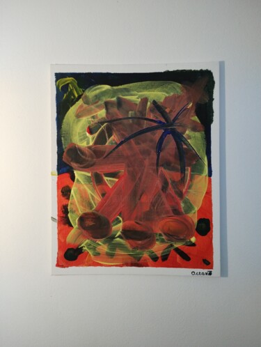 Peinture intitulée "Les secourantes 2" par O.C.T.A.V.E, Œuvre d'art originale, Acrylique Monté sur Autre panneau rigide