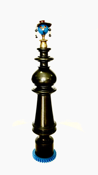 Sculpture titled "PRÉCIEUSE" by Jonathan Hossard, Original Artwork, Metals