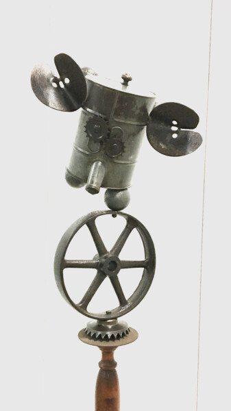 Sculpture intitulée "L’ÉQUILIBRISTE" par Jonathan Hossard, Œuvre d'art originale, Métaux