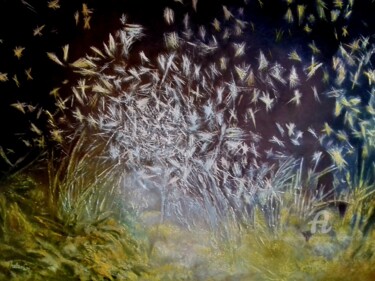 Peinture intitulée ""Exubérance"" par Hélène Rivière -Girardet (helenGi), Œuvre d'art originale, Huile Monté sur Châssis en…