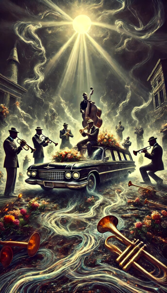 Arte digital titulada "The Threshold of th…" por Soulful Spectres, Obra de arte original, Imagen generada por IA