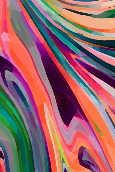 数字艺术 标题为“Abstract 14549” 由Hrdesign111, 原创艺术品, 数字油画