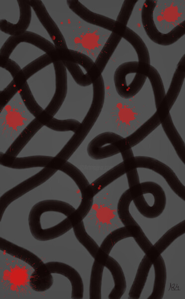 Schilderij getiteld "Sin remedio" door Miguel Sanguesa, Origineel Kunstwerk, Digitaal Schilderwerk