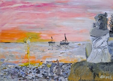 제목이 "Soleil couchant"인 미술작품 Oeilme로, 원작, 기름 artwork_cat.에 장착됨