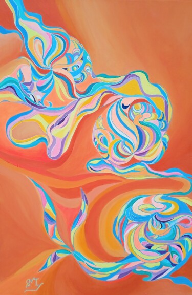 Peinture intitulée "Sea you 2" par Syty, Œuvre d'art originale, Acrylique Monté sur Châssis en bois