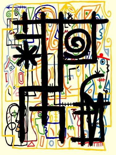 数字艺术 标题为“GT33” 由Franck Vidal, 原创艺术品, 数字油画