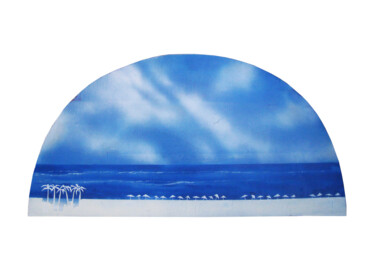 Painting titled "Senza titolo n. 75" by Giuseppe Cassi, Original Artwork, Acrylic Mounted on Wood Panel