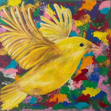 绘画 标题为“Bird of change” 由Violeta Muschong, 原创艺术品, 丙烯