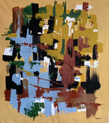 Peinture intitulée "Après la pluie - 2" par Julien Jubault, Œuvre d'art originale, Acrylique