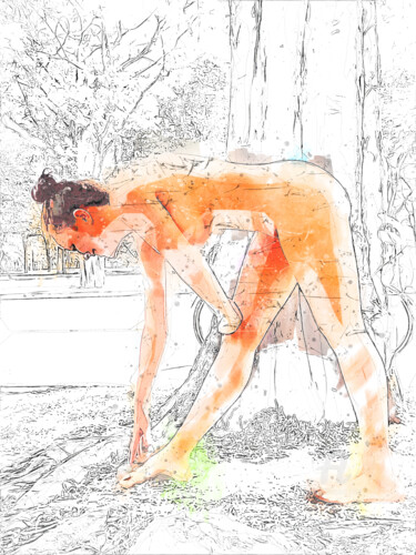 Digital Arts titled "C-002" by V'Nian Purks, Original Artwork, Digital Painting