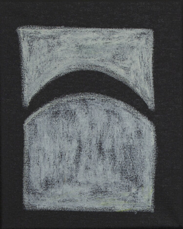 绘画 标题为“Untitled No. 5024” 由Alessio Lucarini, 原创艺术品, 粉彩 安装在木质担架架上