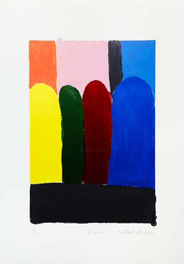Pittura intitolato "Untitled No. 1424" da Alessio Lucarini, Opera d'arte originale, Acrilico