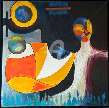 Peinture intitulée "THE LADY2" par Laila Gauthier (LAILABAGAU), Œuvre d'art originale, Acrylique Monté sur Châssis en bois
