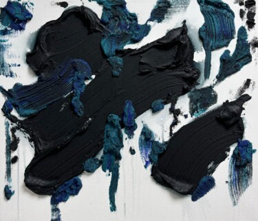 Painting titled "The Residue of Stro…" by Norris Yim, Original Artwork, Acrylic Mounted on Wood Stretcher frame