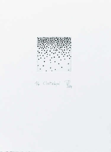 Gravures & estampes intitulée "C'est râpé" par Pascale Aurignac, Œuvre d'art originale, Gravure