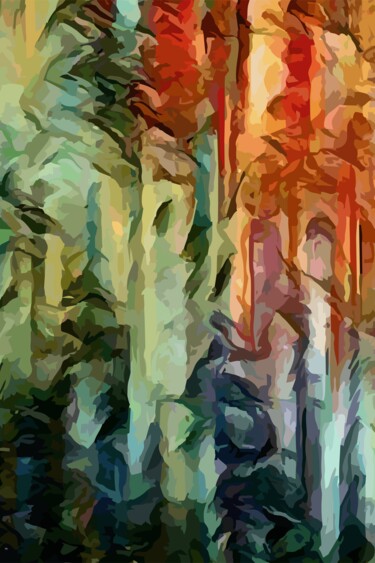Abstract 14576 数字艺术 标题为“Abstract 14576” 由Hrdesign111, 原创艺术品, 数字油画