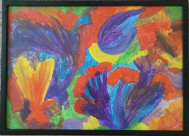 Peinture intitulée "Ce qui est dans la…" par Seny Jasna, Œuvre d'art originale, Huile