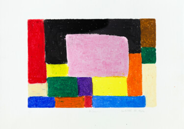 Рисунок под названием "Untitled No. 1824" - Alessio Lucarini, Подлинное произведение искусства, Пастель