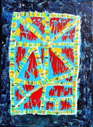 Peinture intitulée "M 10-24-4" par Philip Moreau, Œuvre d'art originale, Acrylique
