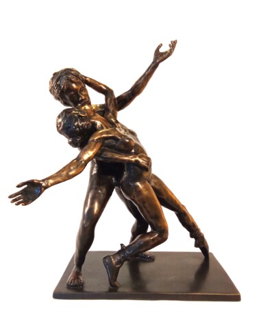 Sculptuur getiteld "En attendant Bojang…" door Nicolas Sevin, Origineel Kunstwerk, Bronzen