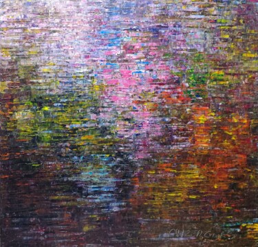 Peinture intitulée "13 septembre 2024" par Geneviève Baud Caizergues, Œuvre d'art originale, Acrylique Monté sur Châssis en…