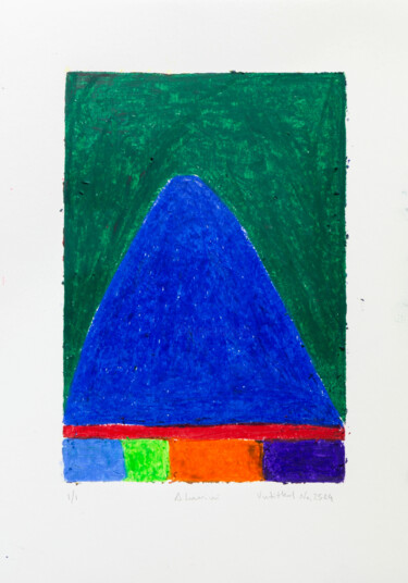 Tekening getiteld "Untitled No. 2524" door Alessio Lucarini, Origineel Kunstwerk, Pastel