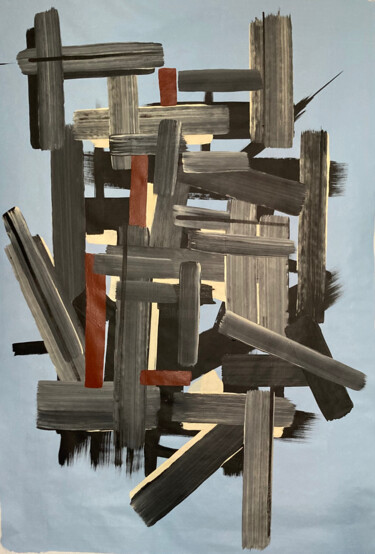 Peinture intitulée "Golfo Ártabro - 2" par Julien Jubault, Œuvre d'art originale, Acrylique