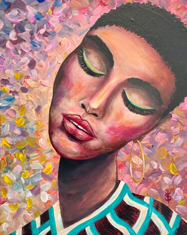Sensuality 绘画 标题为“Sensuality” 由Vladimir Shir, 原创艺术品, 丙烯 安装在木质担架架上