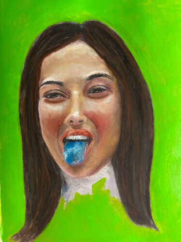 Why should I, Acryl auf Papier, 2024