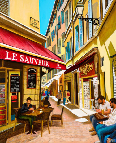 绘画 标题为“Le Saveur” 由Cindy Wolsfeld, 原创艺术品, 丙烯