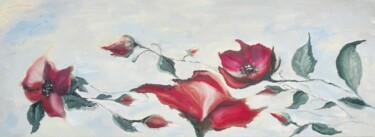 Floral Mural Painting titled "Floral Mural" by Violeta Allaberdieva, Original Artwork, Oil